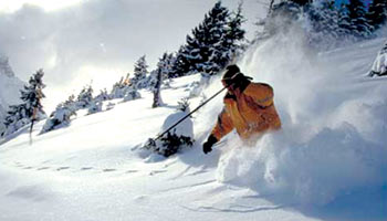 Skiing the Tetons